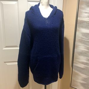 Hand Knit Oversized Hoodie